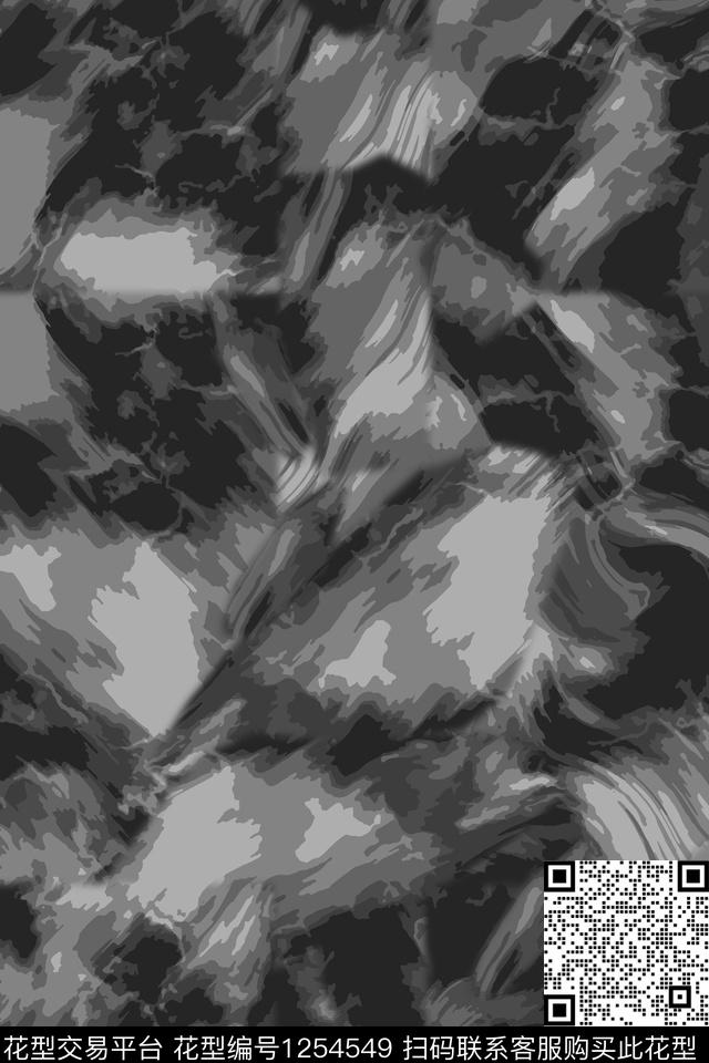 2019-9-3.jpg - 1254549 - 抽象 迷彩 大理 - 数码印花花型 － 男装花型设计 － 瓦栏