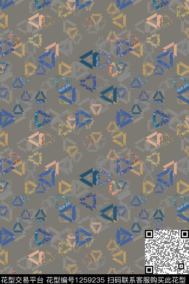 190918-sjjh-7-2.jpg - 1259235 - 三角形 几何 精致几何 - 传统印花花型 － 男装花型设计 － 瓦栏