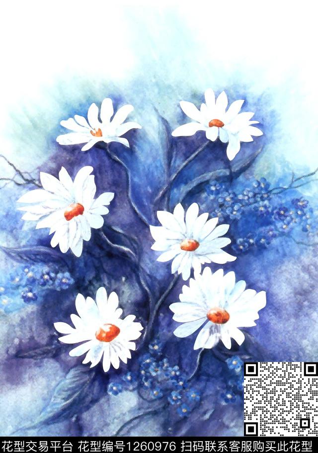 190066.jpg - 1260976 - 欧洲 花卉 数码花型 - 数码印花花型 － 女装花型设计 － 瓦栏