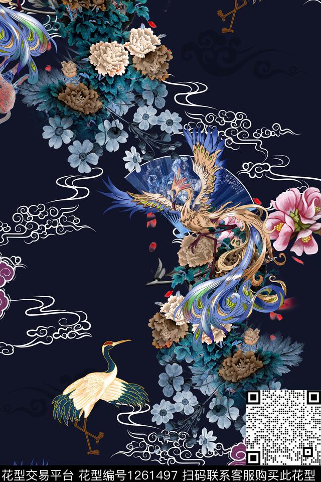 9.jpg - 1261497 - 女装 花卉 中国 - 数码印花花型 － 女装花型设计 － 瓦栏