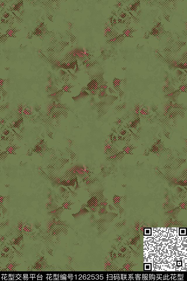 191014-数字抽象-6-3.jpg - 1262535 - 抽象 男装休闲花卉 数字印花 - 数码印花花型 － 男装花型设计 － 瓦栏