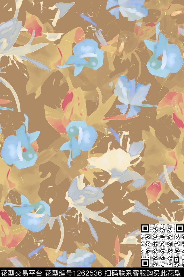 191014-数字抽象-7-00.jpg - 1262536 - 抽象 数字印花 男装休闲花卉 - 数码印花花型 － 男装花型设计 － 瓦栏