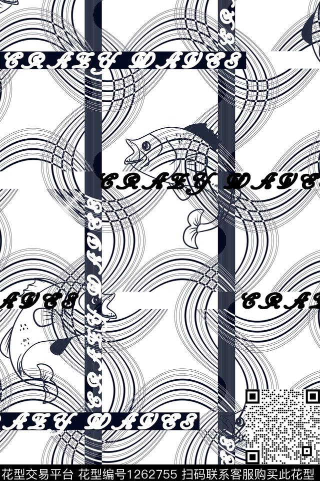 158.jpg - 1262755 - 格子 字母 大牌风 - 传统印花花型 － 男装花型设计 － 瓦栏