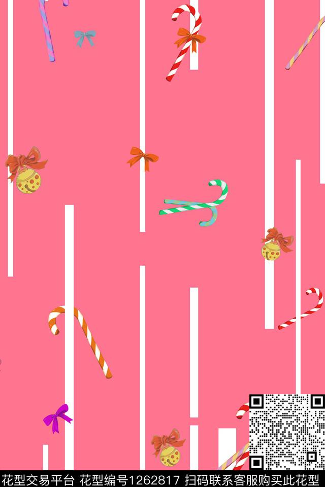 091008.jpg - 1262817 - 糖果 中国 卡通 - 传统印花花型 － 童装花型设计 － 瓦栏
