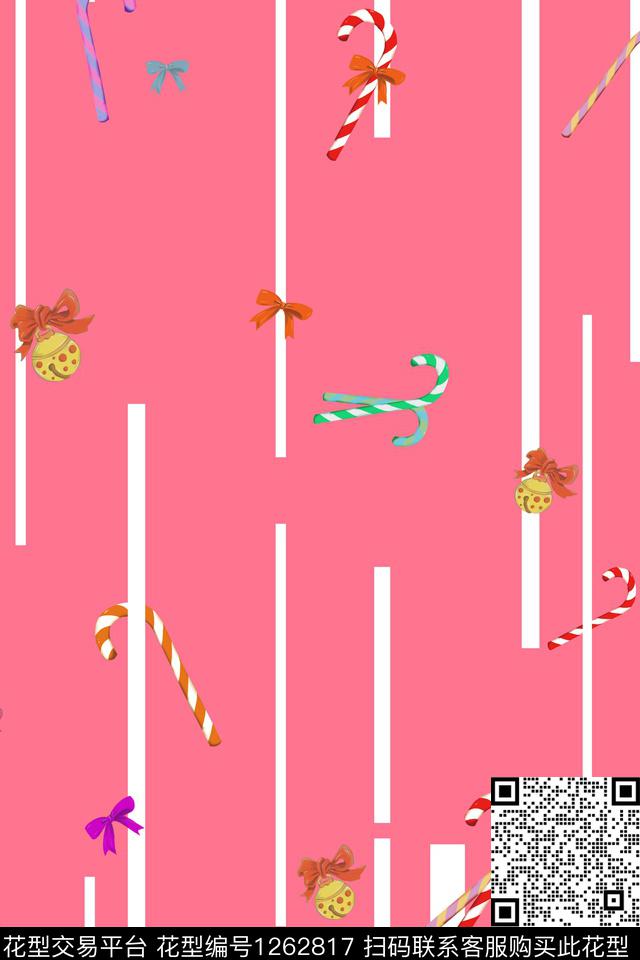 糖果中国风卡通传统印花花型下载（图片编号: 1262817） - 瓦栏（Walan）
