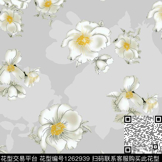 108.jpg - 1262939 - 花卉 数码花型 大牌风 - 数码印花花型 － 女装花型设计 － 瓦栏