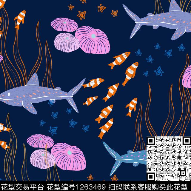 动物潮牌大牌风传统印花花型下载（图片编号: 1263469） - 瓦栏（Walan）