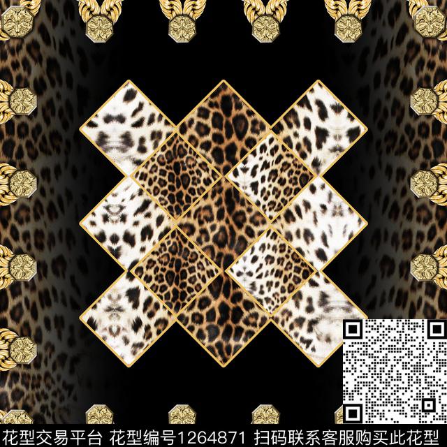 1012-NH.jpg - 1264871 - leopard textile print pattern - 数码印花花型 － 女装花型设计 － 瓦栏