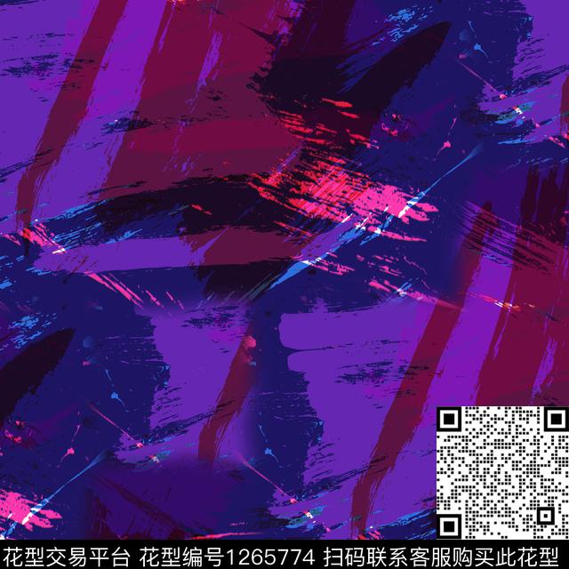 xk2.jpg - 1265774 - 几何 大牌风 抽象 - 数码印花花型 － 男装花型设计 － 瓦栏