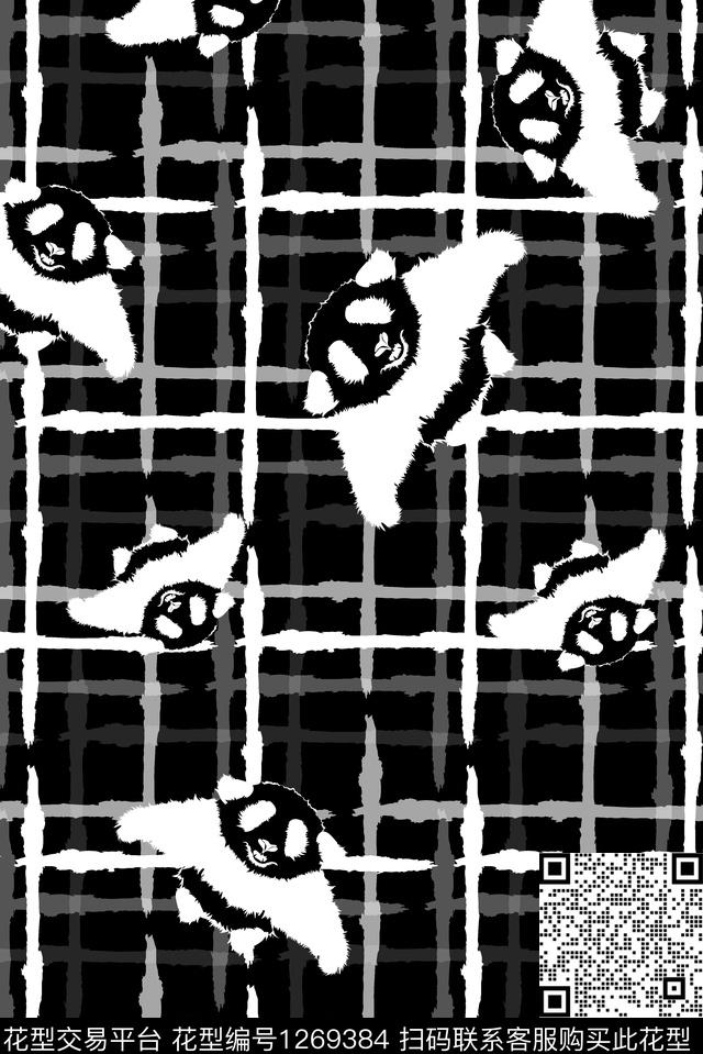 植物中国风国画数码印花花型下载（图片编号: 1269384） - 瓦栏（Walan）