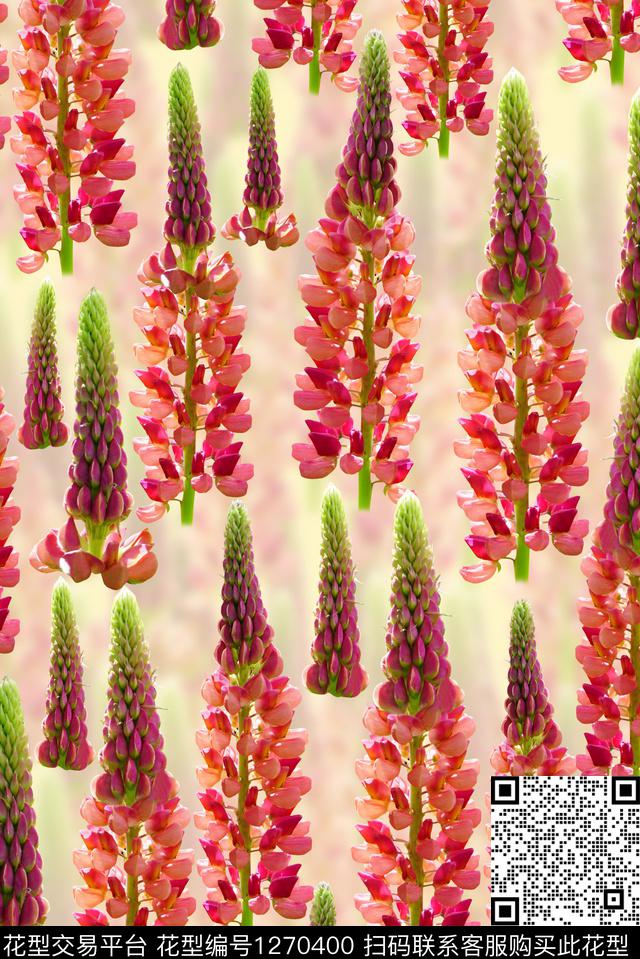 花卉绿植树叶小碎花数码印花花型下载（图片编号: 1270400） - 瓦栏（Walan）