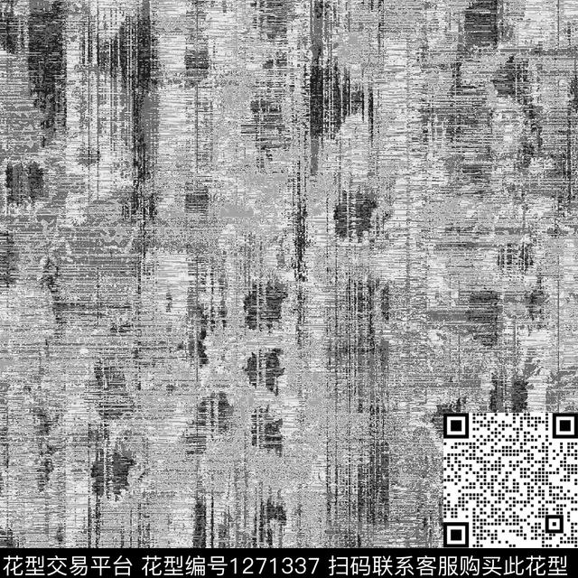 笔触肌理大牌风传统印花花型下载（图片编号: 1271337） - 瓦栏（Walan）