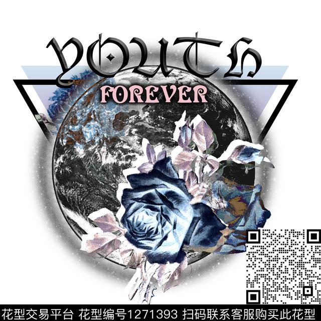 几何字母渐变数码印花花型下载（图片编号: 1271393） - 瓦栏（Walan）