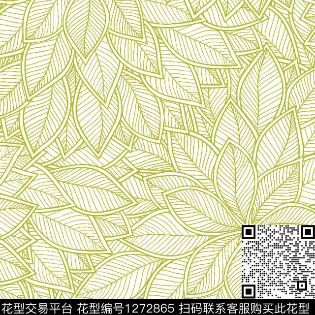 花卉传统印花花型下载（图片编号: 1272865） - 瓦栏（Walan）