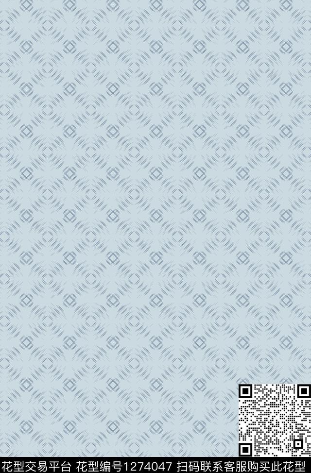 几何女装男装传统印花花型下载（图片编号: 1274047） - 瓦栏（Walan）