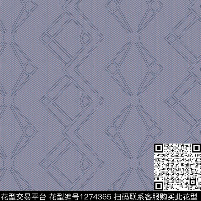 几何女装男装传统印花花型下载（图片编号: 1274365） - 瓦栏（Walan）