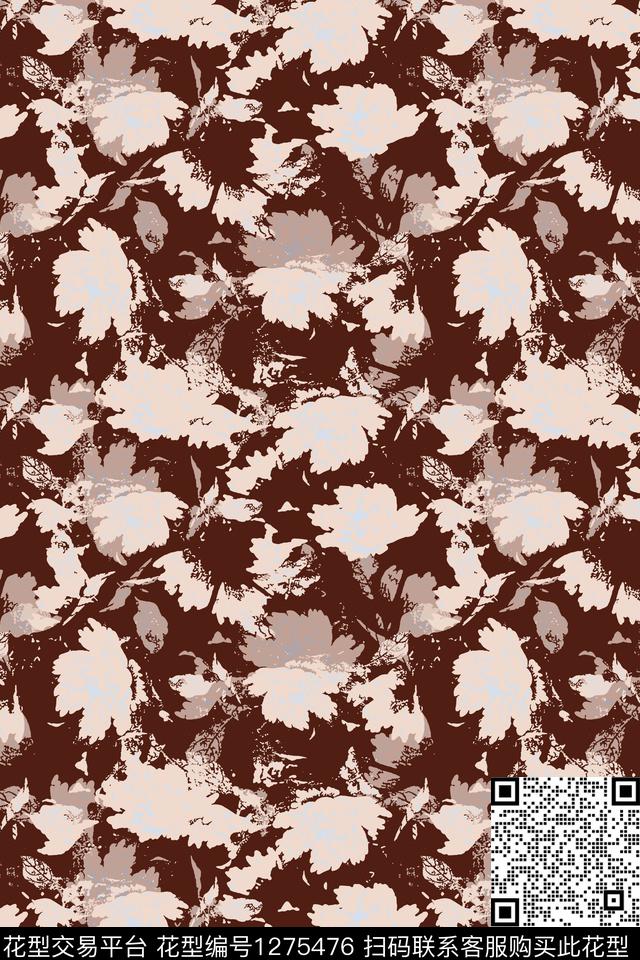191117-蜡印-10-5.jpg - 1275476 - 抽象花卉 民族风图案 蜡印 - 数码印花花型 － 女装花型设计 － 瓦栏