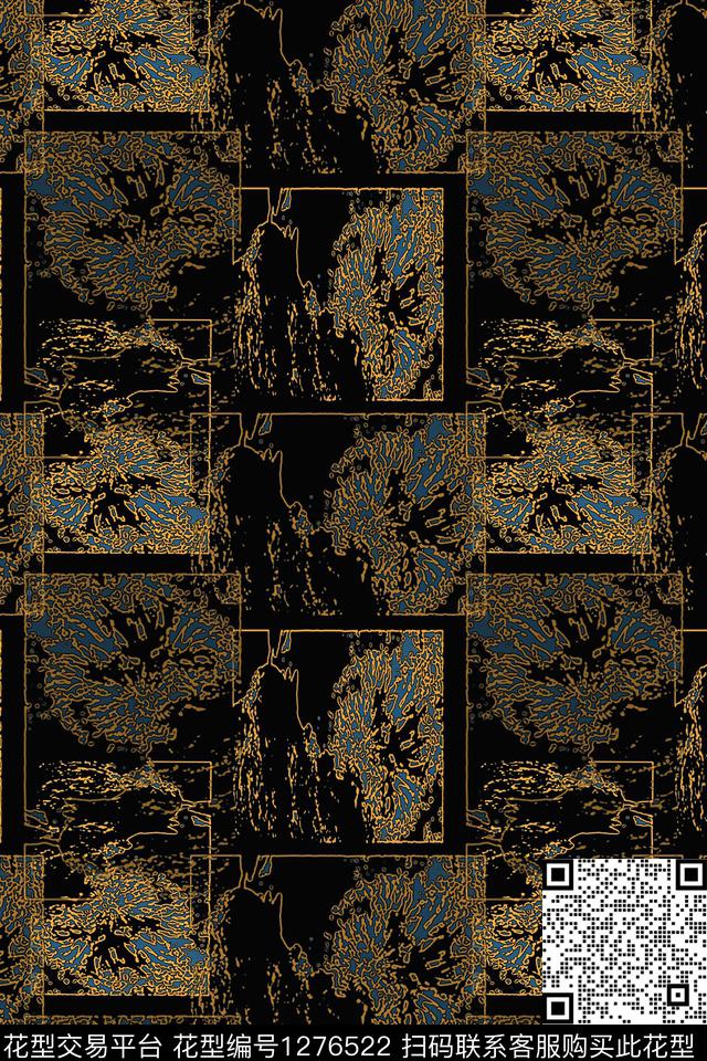 191117-格子混搭-2-2.jpg - 1276522 - 抽象 格子图案 肌理纹路 - 传统印花花型 － 男装花型设计 － 瓦栏