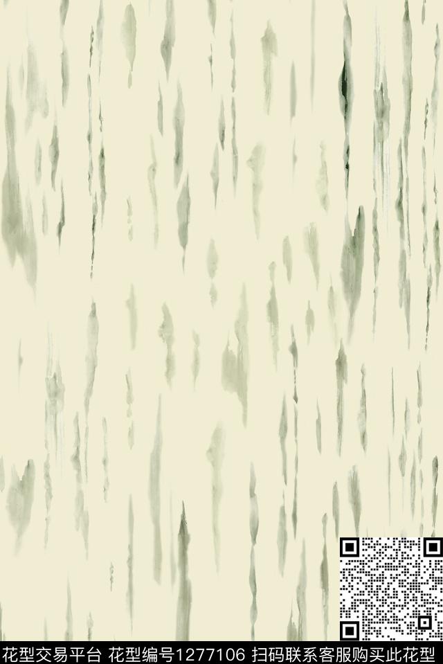 笔触大牌风中国风数码印花花型下载（图片编号: 1277106） - 瓦栏（Walan）