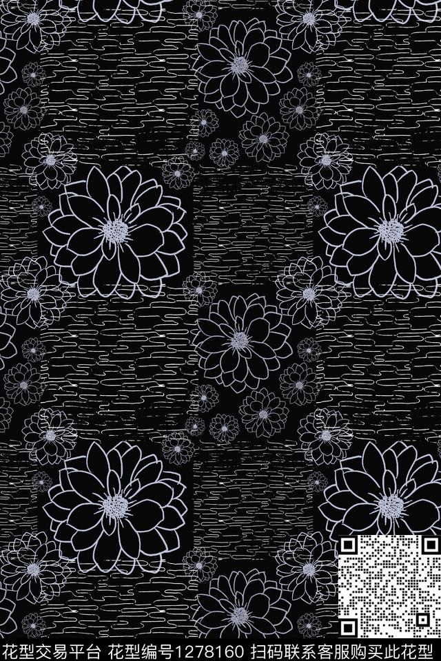 191117-格子混搭-10-3.jpg - 1278160 - 几何花卉 条纹 手绘线条笔触 - 传统印花花型 － 男装花型设计 － 瓦栏