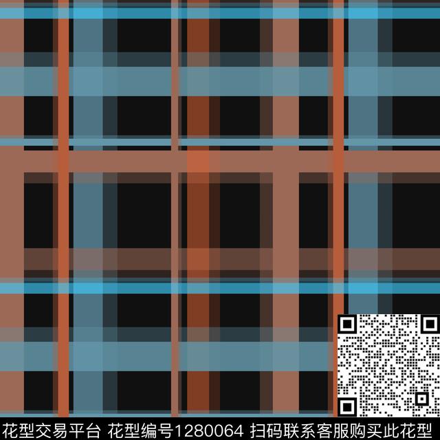 几何学院风格格子图案传统印花花型下载（图片编号: 1280064） - 瓦栏（Walan）