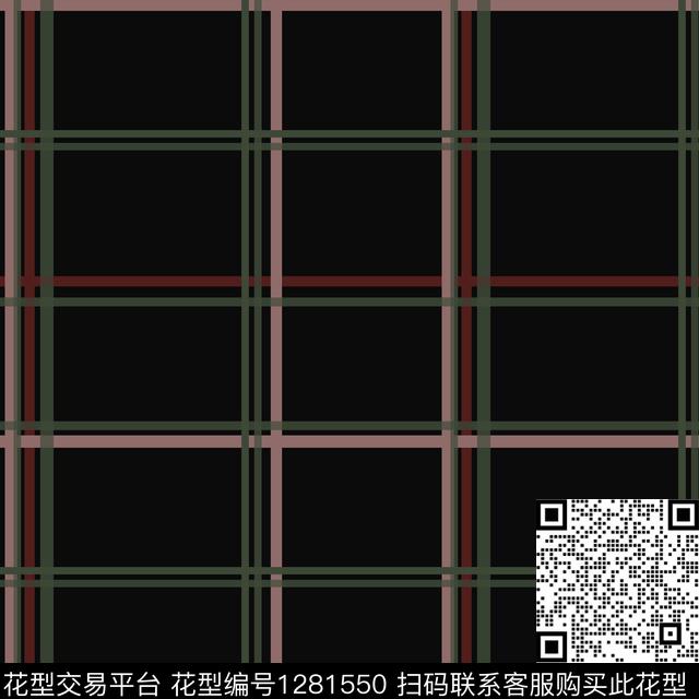 男装格子图案学院风格传统印花花型下载（图片编号: 1281550） - 瓦栏（Walan）