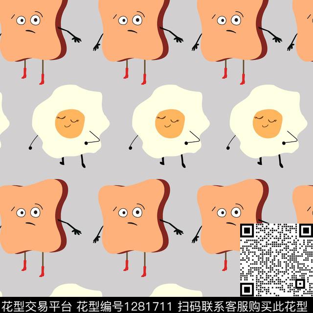 卡通童装趣味传统印花花型下载（图片编号: 1281711） - 瓦栏（Walan）