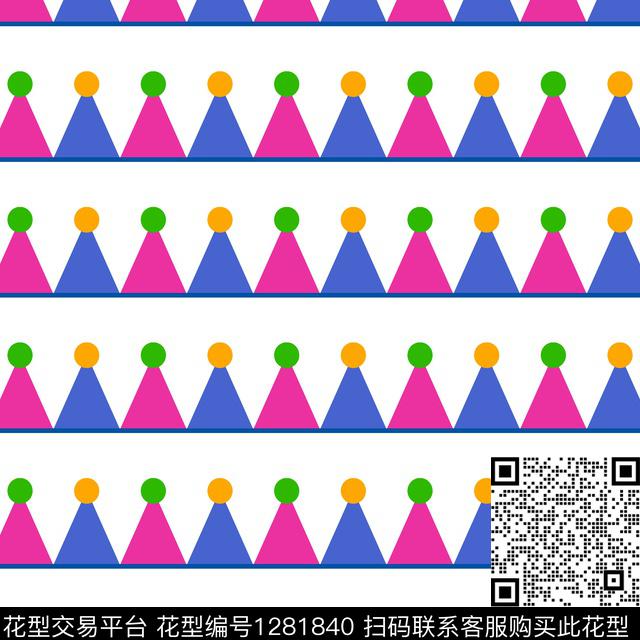 帽子卡通泳装传统印花花型下载（图片编号: 1281840） - 瓦栏（Walan）