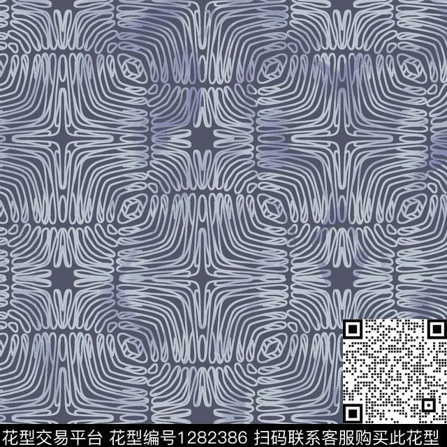 几何女装男装传统印花花型下载（图片编号: 1282386） - 瓦栏（Walan）