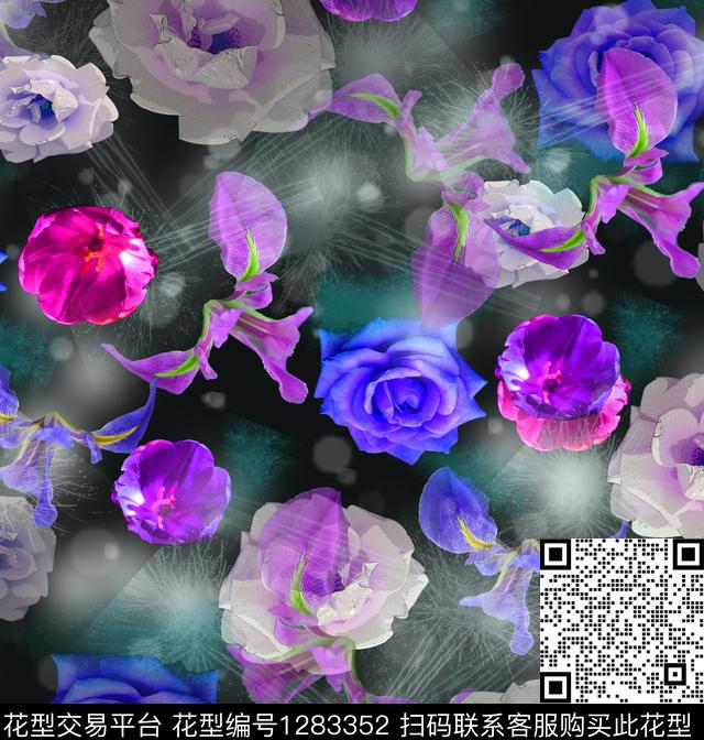 686.jpg - 1283352 - 花卉 - 数码印花花型 － 女装花型设计 － 瓦栏