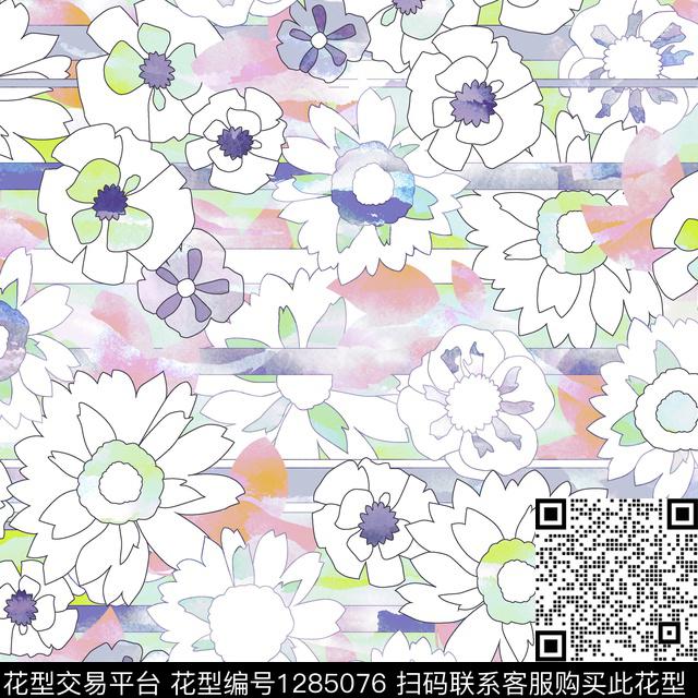 20191218b.jpg - 1285076 - 女装 花卉 抽象 - 数码印花花型 － 女装花型设计 － 瓦栏