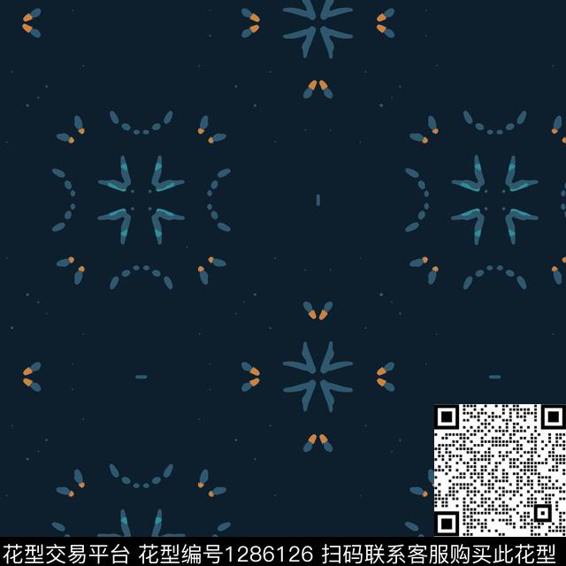 几何女装男装传统印花花型下载（图片编号: 1286126） - 瓦栏（Walan）