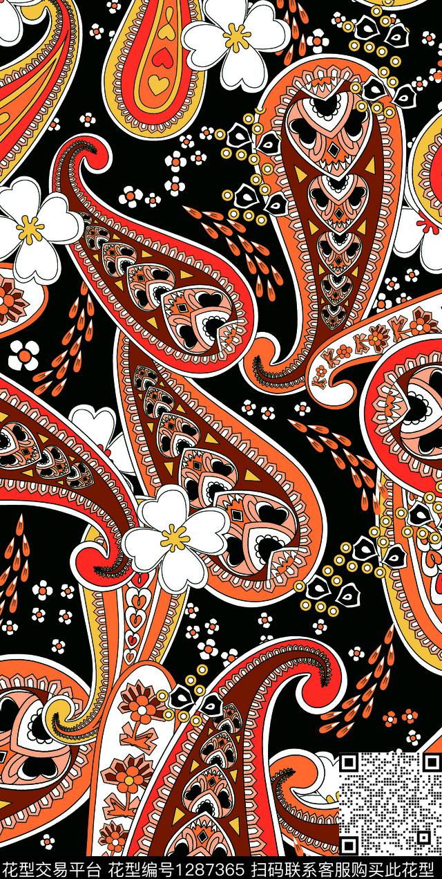 28  ok.jpg - 1287365 - 女装 印度 大牌风 - 传统印花花型 － 女装花型设计 － 瓦栏