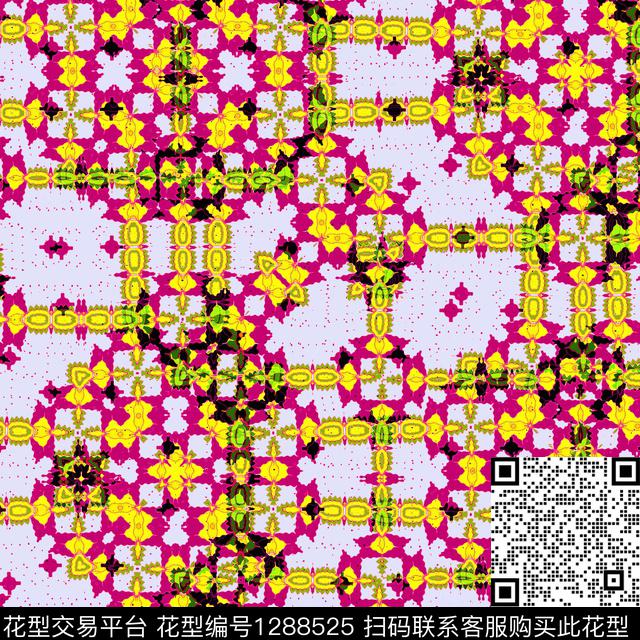 抽象    条纹.jpg - 1288525 - 几何 格子 分形 - 数码印花花型 － 女装花型设计 － 瓦栏