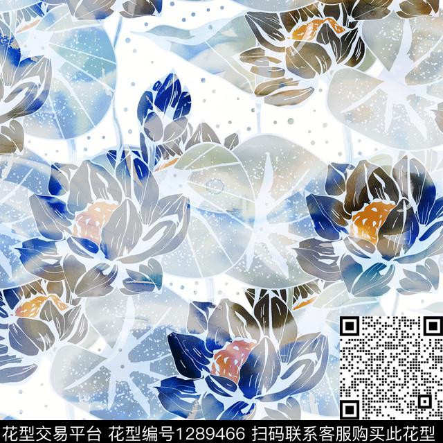 20190108c.jpg - 1289466 - 数码花型 花卉 抽象 - 数码印花花型 － 女装花型设计 － 瓦栏