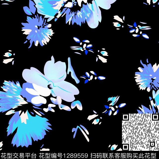 200108-1.jpg - 1289559 - 花卉 大牌风 神秘 - 传统印花花型 － 女装花型设计 － 瓦栏