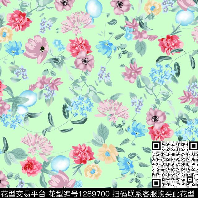 13.jpg - 1289700 - 数码花型 扎染花型 玫瑰花 - 数码印花花型 － 女装花型设计 － 瓦栏