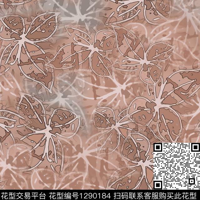 200101-syyh-1-2.jpg - 1290184 - 渐变 树叶组合 抽象 - 数码印花花型 － 女装花型设计 － 瓦栏