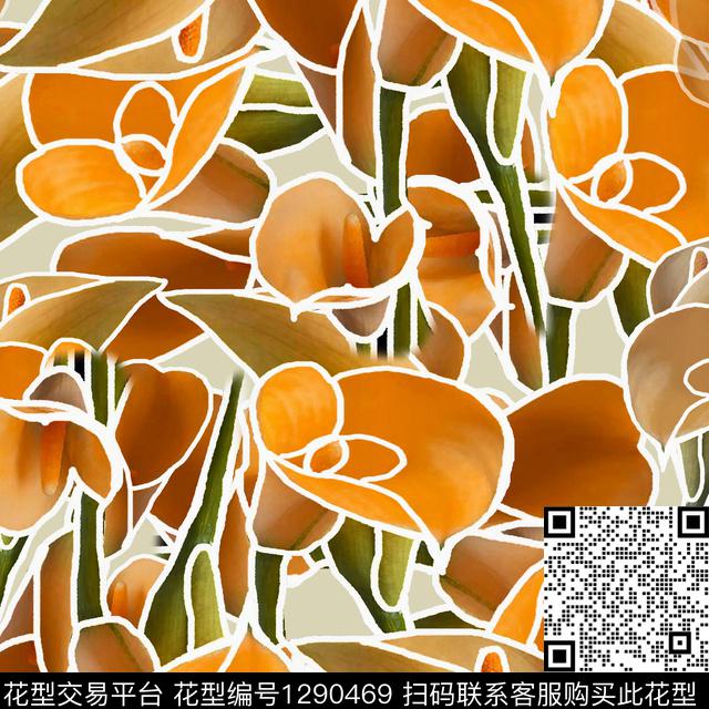 200106-hh-4-2.jpg - 1290469 - 满版散花 大牌风 植物 - 数码印花花型 － 女装花型设计 － 瓦栏