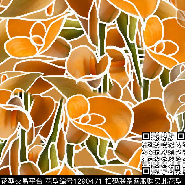 200106-hh-4-3.jpg - 1290471 - 满版散花 大牌风 植物 - 数码印花花型 － 女装花型设计 － 瓦栏