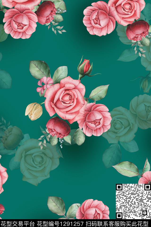 200113-分层.jpg - 1291257 - 数码花型 花卉 - 数码印花花型 － 女装花型设计 － 瓦栏