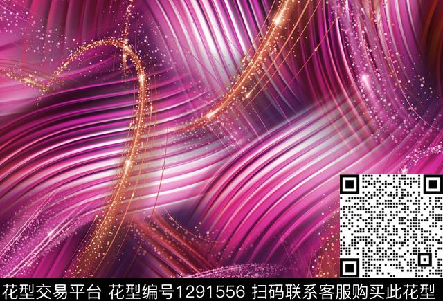 200203线条紫色.jpg - 1291556 - 几何 大牌风 抽象 - 数码印花花型 － 泳装花型设计 － 瓦栏