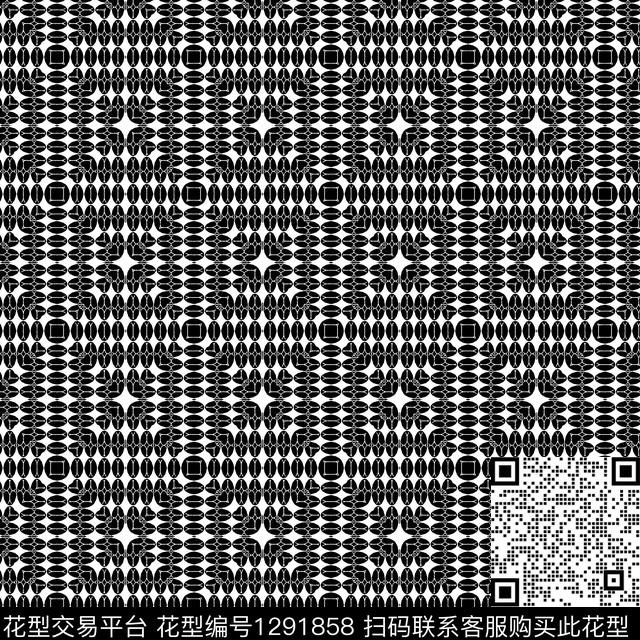 02063.jpg - 1291858 - 几何 格子 抽象 - 数码印花花型 － 女装花型设计 － 瓦栏