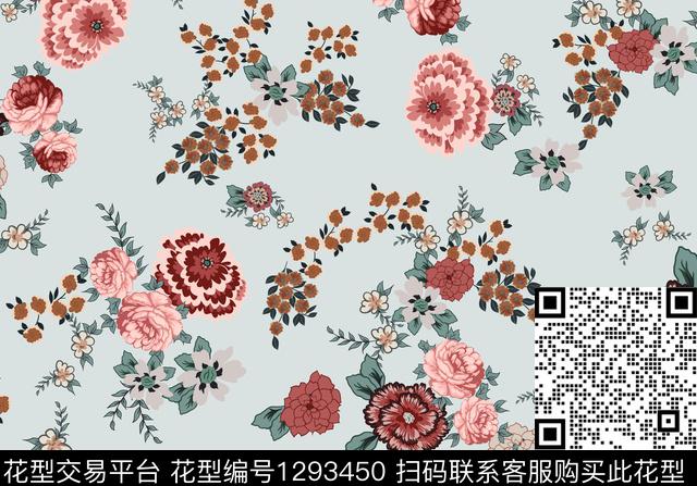 200213民族风.jpg - 1293450 - 花卉 欧美 休闲 - 数码印花花型 － 女装花型设计 － 瓦栏