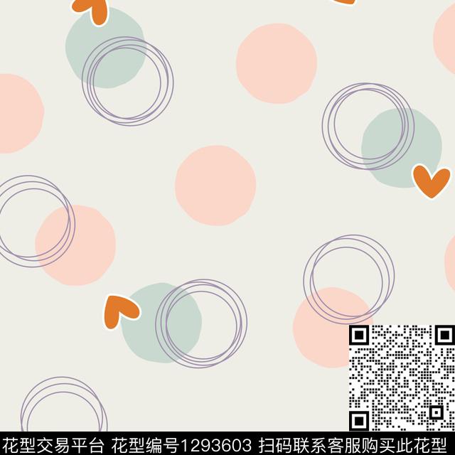 T9998.jpg - 1293603 - 几何 家居服 卡通 - 传统印花花型 － 童装花型设计 － 瓦栏