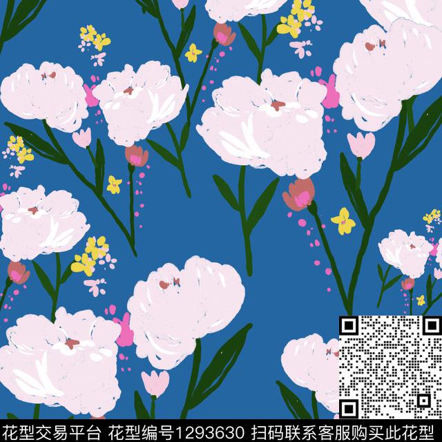 hush.jpg - 1293630 - 女装 大花 手绘 - 传统印花花型 － 女装花型设计 － 瓦栏