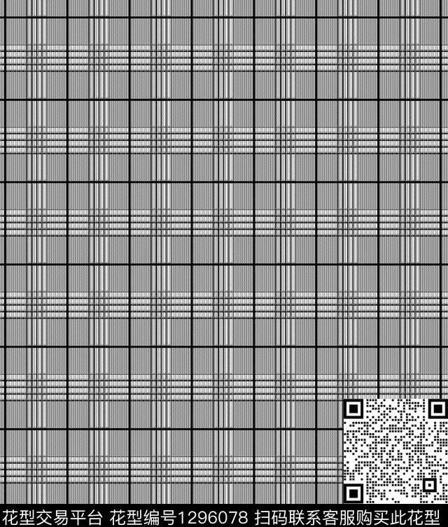 几何纹理格子数码印花花型下载（图片编号: 1296078） - 瓦栏（Walan）