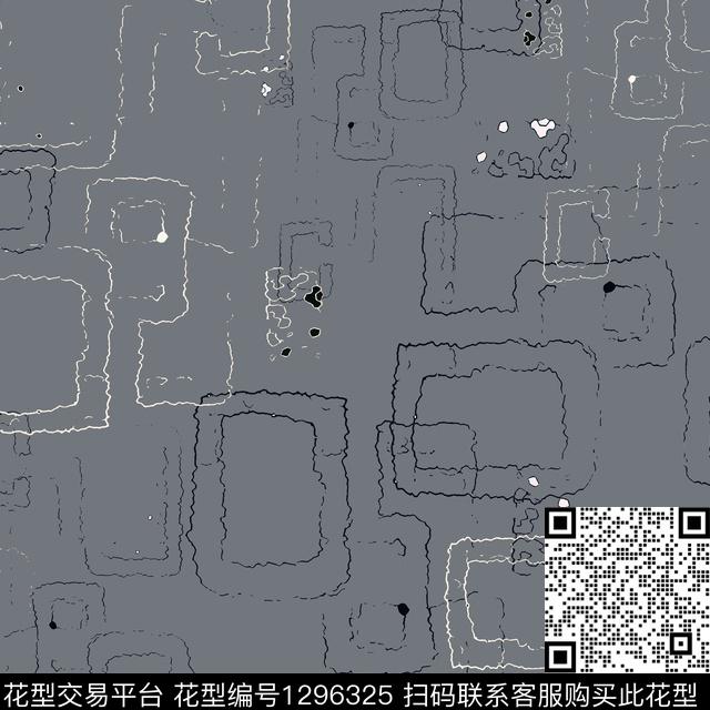 男装休闲花卉格子混搭手绘线条笔触传统印花花型下载（图片编号: 1296325） - 瓦栏（Walan）