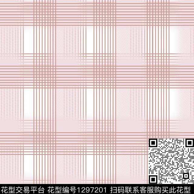 几何格子男装传统印花花型下载（图片编号: 1297201） - 瓦栏（Walan）