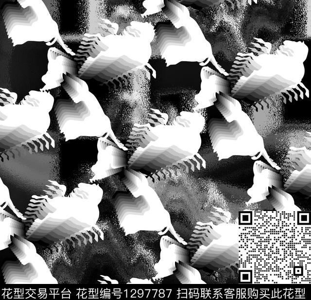dh4.jpg - 1297787 - 时尚 动物头 3D立体 - 数码印花花型 － 男装花型设计 － 瓦栏